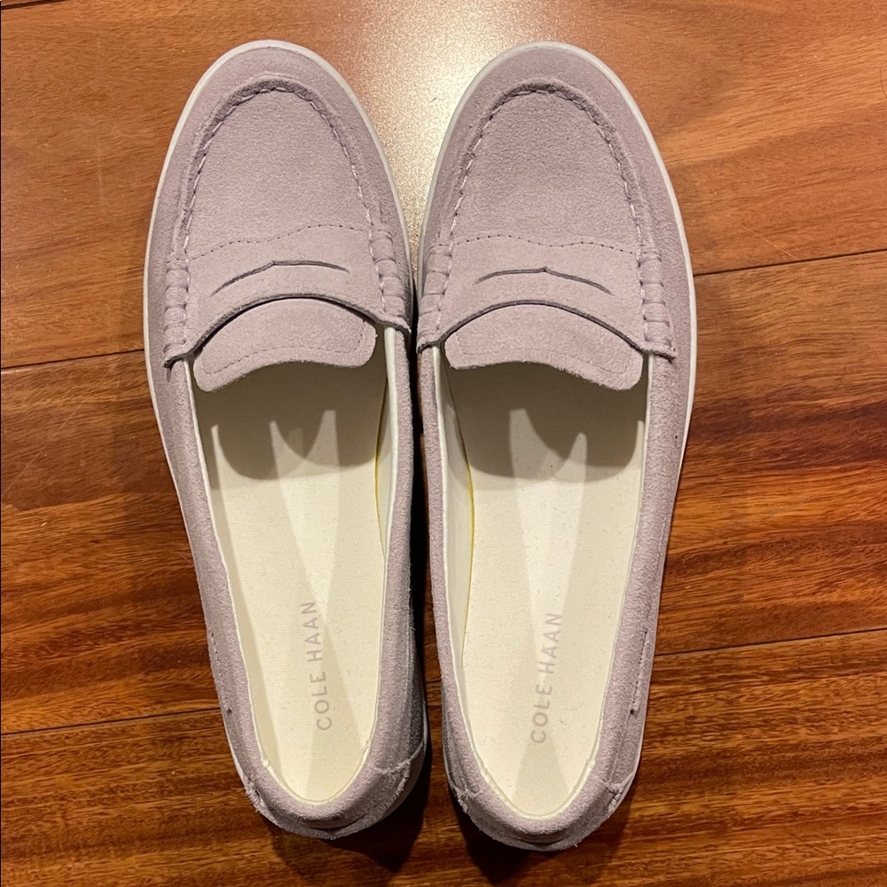 Cole Haan Lilac Suede Loafers women’s size 6